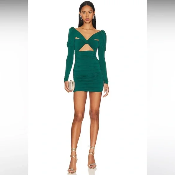 Tularosa Dresses | Tularosa Eloise Mini Dress In Botanical Green Size Small | Color: Green | Size: S | Tina_S_K_2022's Closet Tularosa Dresses | Tularosa Eloise Mini Dress In Botanical Green Size Small | Color: Green | Size: S | Tina_S_K_2022's Closet